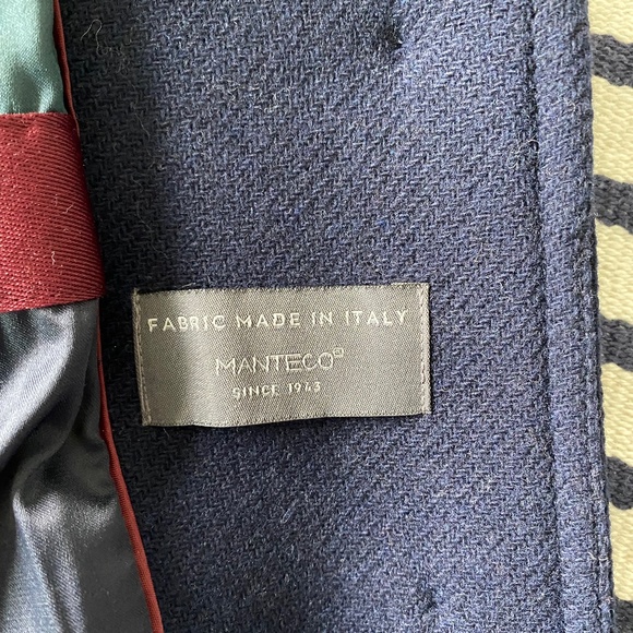 Boden Wool Blend Tailored Coat in Navy 6 - Picture 8 of 10